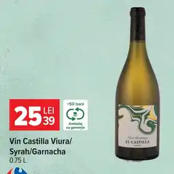 Carrefour El castilla vin Ofertă
