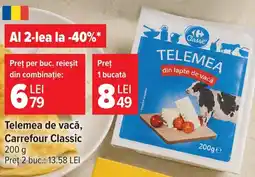 Carrefour Market Carrefour Classic Telemea de vacă Ofertă