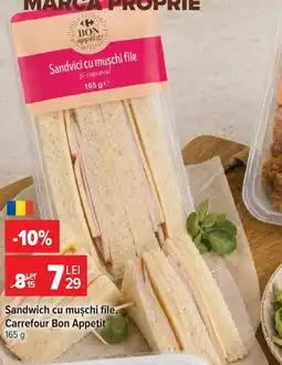 Carrefour Market Carrefour Bon Appetit sandwich cu mușchi file Ofertă