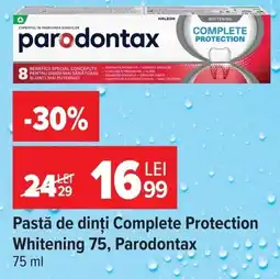 Carrefour Parodontax pastă de dinți Complete Protection Whitening Ofertă