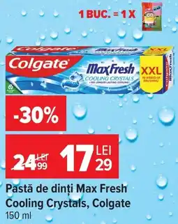 Carrefour Colgate pastă de dinți Max Fresh Ofertă