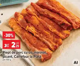 Carrefour Carrefour la Piață piept de porc cu os Ofertă