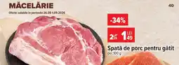 Carrefour Spată de porc pentru gătit Ofertă