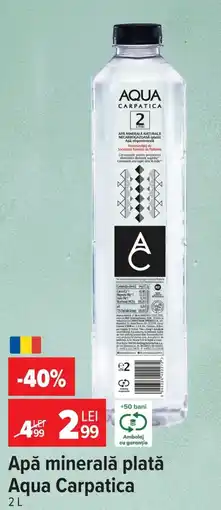 Carrefour Apă minerală plată Ofertă