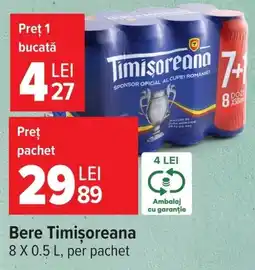 Carrefour Market Bere Timișoreana Ofertă