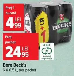 Carrefour Market Bere Beck's Ofertă