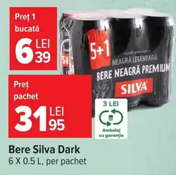 Carrefour Market Silva bere neagră premium Ofertă