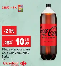 Carrefour Market Coca Cola Zero Zahăr Ofertă