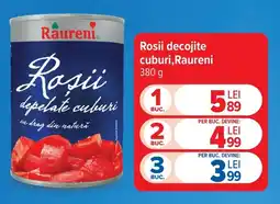 Carrefour Raureni rosii decojite cuburi Ofertă