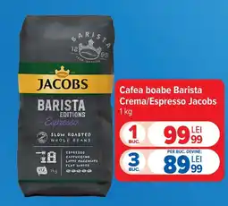 Carrefour Jacobs cafea boabe barista Ofertă