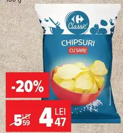 Carrefour Classic chipsuri Ofertă