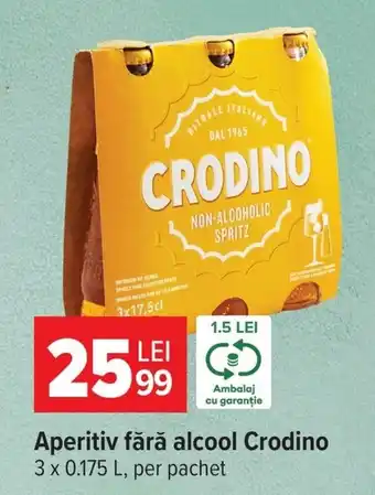 Aperitiv fără alcool Crodino