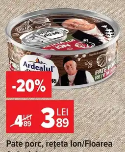 Carrefour Ardealul pate porc Ofertă