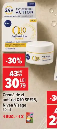 Carrefour Market Nivea Visage Cremă de zi anti-rid Q10 Ofertă