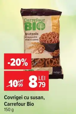 Carrefour Covrigeli cu susan, Carrefour Bio Ofertă