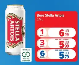 Carrefour Bere Stella Artois Ofertă