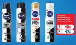 Carrefour Nivea Deodorante black & white femei/Barbati Ofertă