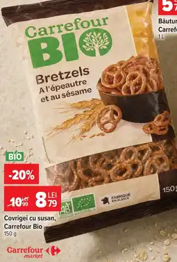 Carrefour Market Carrefour Bio Bretzels A l'épeautre et au sésame Ofertă