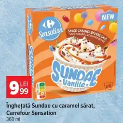 Carrefour Market Carrefour Sensation Sundae Vanille Ofertă