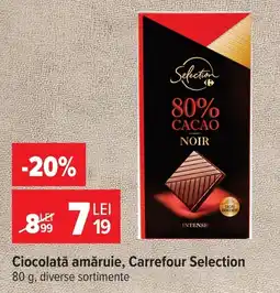 Carrefour Market Carrefour Selection Ciocolată amărui Ofertă