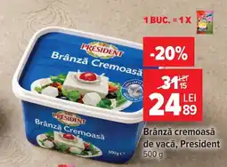 Carrefour Market President brânză cremoasă Ofertă