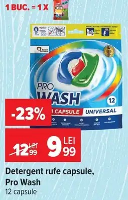 Carrefour Pro Wash detergent rufe capsule Ofertă