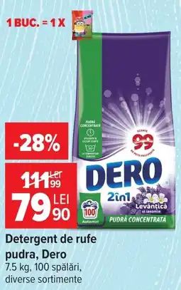Carrefour Dero detergent de rufe pudra Ofertă