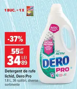 Carrefour Dero Pro detergent de rufe lichid Ofertă