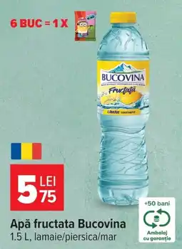 Carrefour Apă fructată Bucovina Ofertă