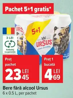 Carrefour Bere fără alcool Ursus Ofertă