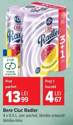 Carrefour Ciuc Radler Ofertă
