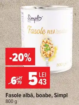 Carrefour Fasole albă boabe Ofertă