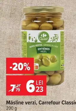 Carrefour Măsline verzi Ofertă