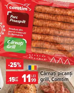 Carrefour Market Comtim cârnați picanți grill Ofertă