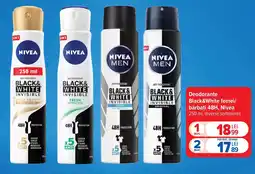 Carrefour Market Nivea deodorante black&white femei/Barbati Ofertă