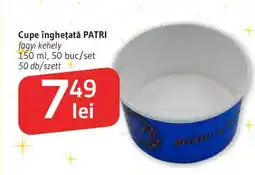 Supeco Patri cupe înghețată Ofertă
