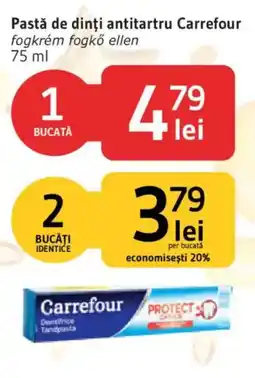 Supeco Carrefour pastă de dinți antitartru Ofertă