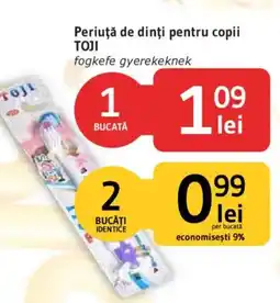 Supeco Toji periua de dinți pentru copii Ofertă