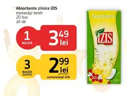 Supeco Izis absorbante zilnice Ofertă