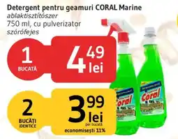 Supeco Coral Marine detergent pentru geamuri Ofertă