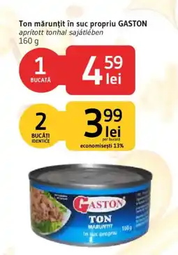 Supeco Gaston ton mărunțit in suc propriu Ofertă