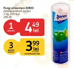 Supeco Zorex pungi alimentare Ofertă