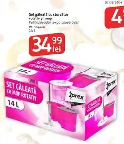 Supeco Zorex set găleată cu mop rotativ Ofertă