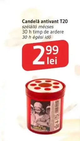 Supeco Candelă antivant T20 Ofertă