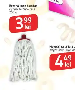 Supeco Rezervă mop bumbac Ofertă