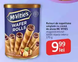 Supeco McVities wafer rolls Ofertă