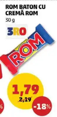 Penny ROM Baton cu Crema Rom Ofertă