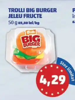 Penny Trolli Big Burger Jeleu Fructe Ofertă