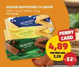 Penny ROSHEN Napolitane cu cremă Ofertă