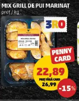 Penny MIX GRILL DE PUI MARINAT Ofertă